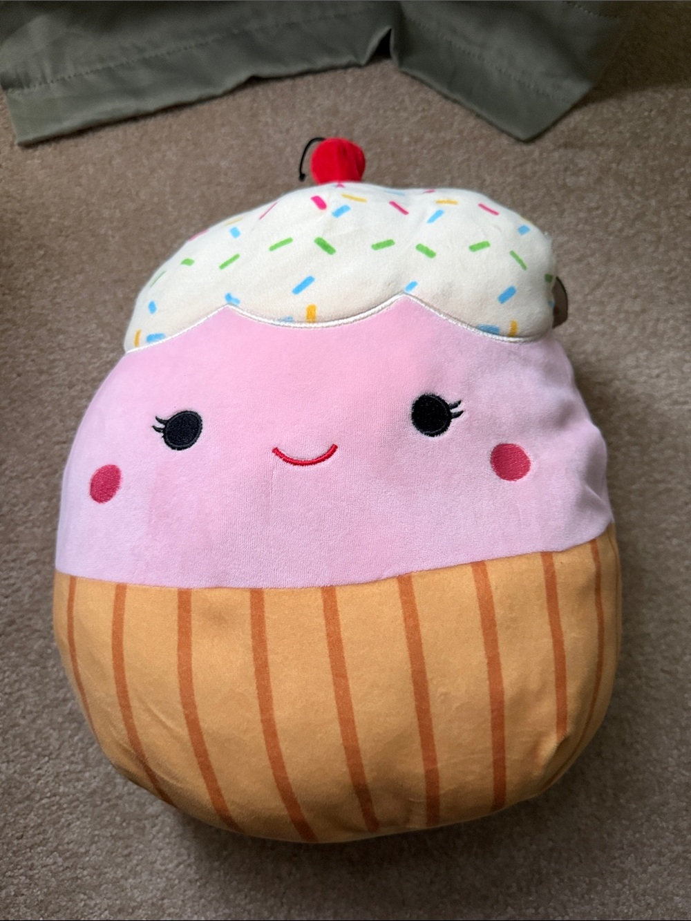 Squishmallows Plush Cupcake Pillow